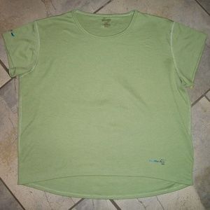 CoolMax Alta Layers Pastel Green Sports Top SM